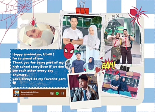 Scrapbook foto custom - Happy Graduation